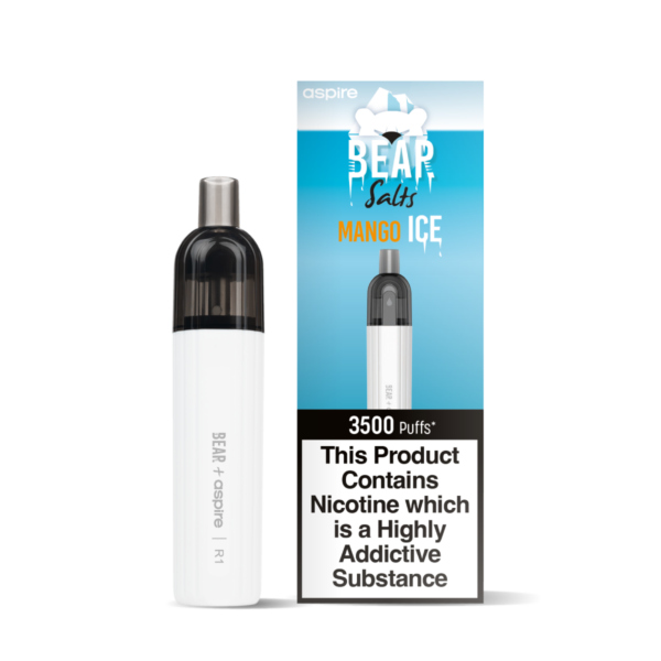 BEAR Polar Mango Ice Nic Salt in 10ml Bottle