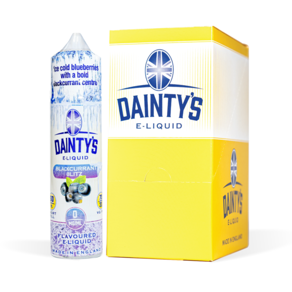 Dainty's Blackcurrant Blitz 50ml CDU White Background Studio Shot