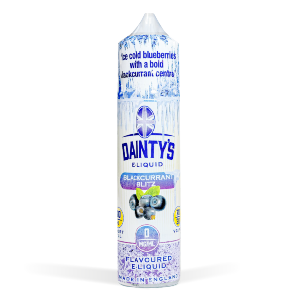 Eco Vape Dainty's Ice Blackcurrant Blitz 50ml 70/30 Shortfill