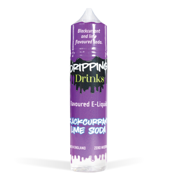 Eco vape Dripping range Blackcurrant Lime Soda Flavour 50ml Shortfill