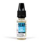 Blue Razz Grizzly Bear 10ml vape bottle studio shot white background