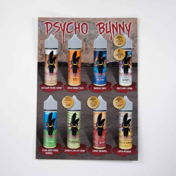 PsychoBunny 50ml POS Poster