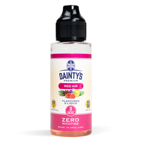 Eco vape Dainty's range Red Air flavour 80ml shortfill