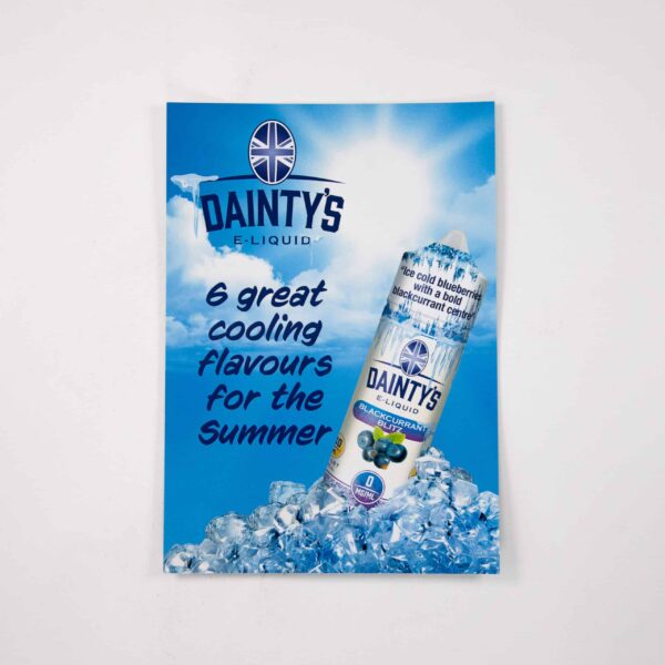 Dainty's Ice POS Poster