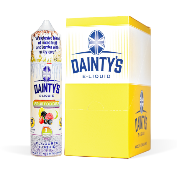 Dainty's Fruit Fodder 50ml CDU White Background Studio Shot