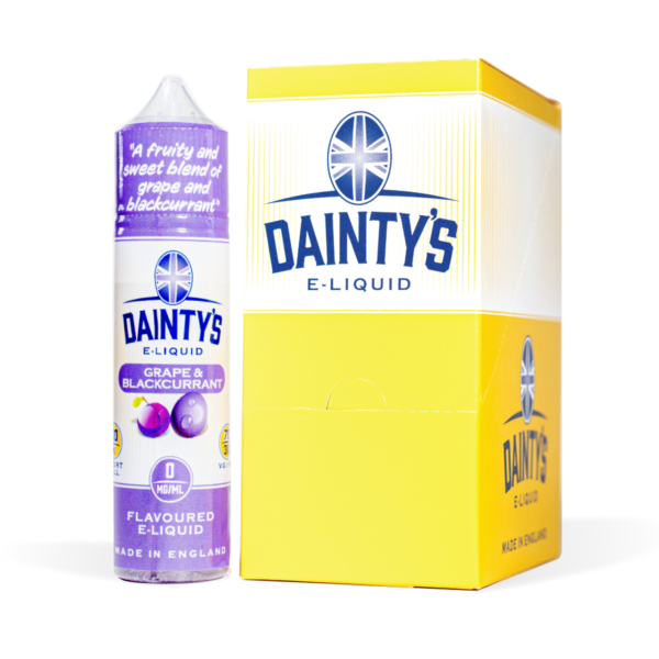 Dainty's Grape & Blackcurrant 50ml CDU White Background Studio Shot