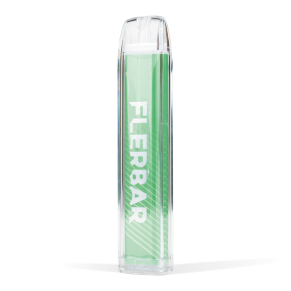 FLERBAR Guava Ice Flavour Wholesale UK Disposable Vape Eco Vape White Background Studio Shot