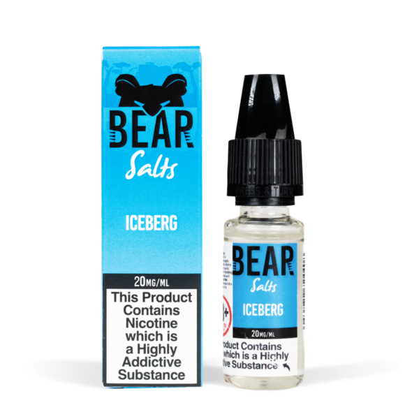 Bear Salts 10ml Koala Iceberg Nic Salt White Background Studio Shot