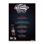 Resentless 100ml A5 Flavour Menu