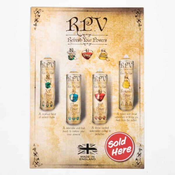 Eco Vape RPV 50ml A3 Poster