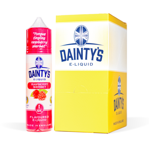 Dainty's Raspberry Sherbet 50ml CDU White Background Studio Shot