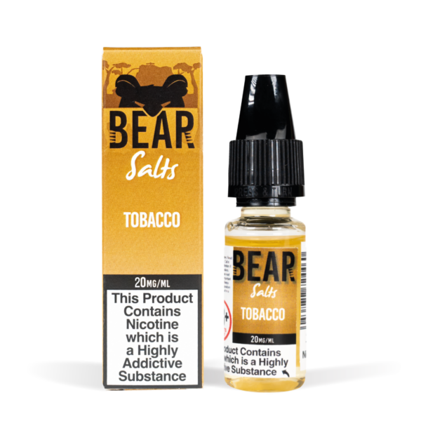 Bear Salts 10ml Koala Tobacco Nic Salt White Background Studio Shot