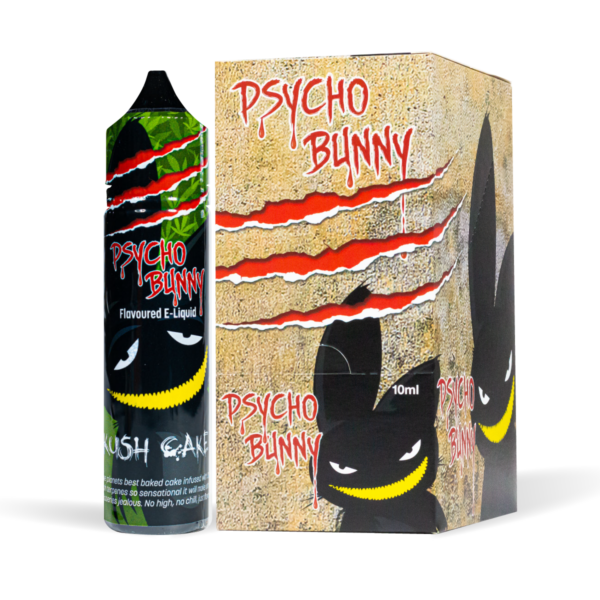 Kush cake psychobunny box and bottle